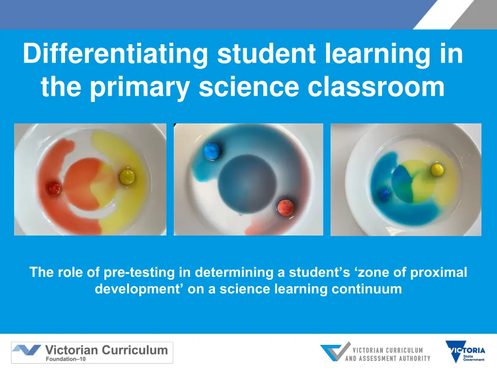 differentiating student learning in the primary