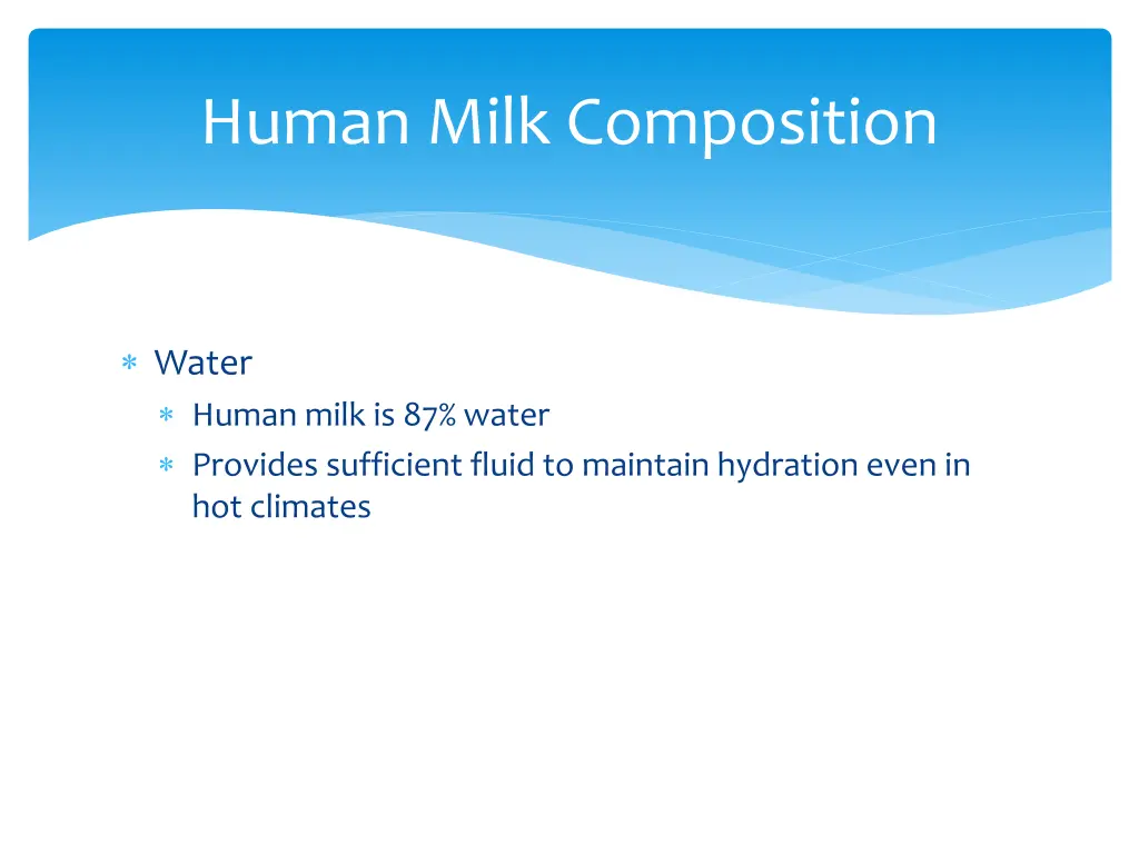 human milk composition 7