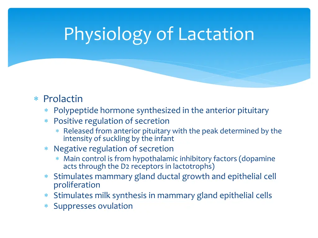 physiology of lactation 1