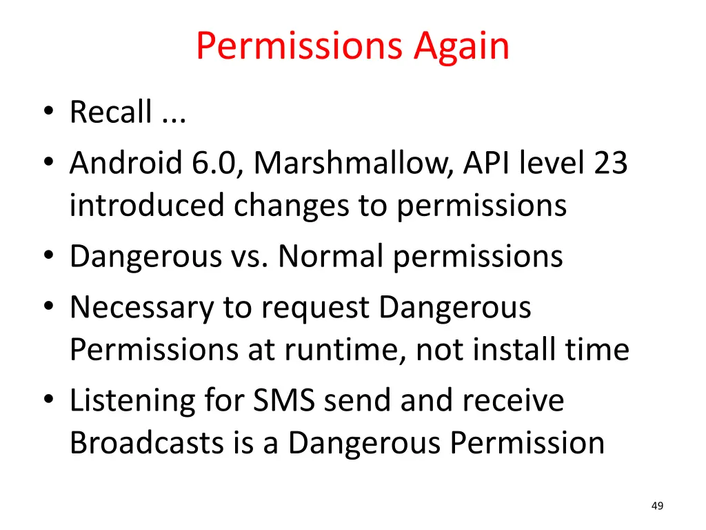 permissions again