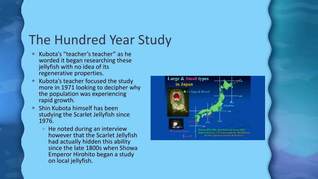 the hundred year study kubota s teacher s teacher