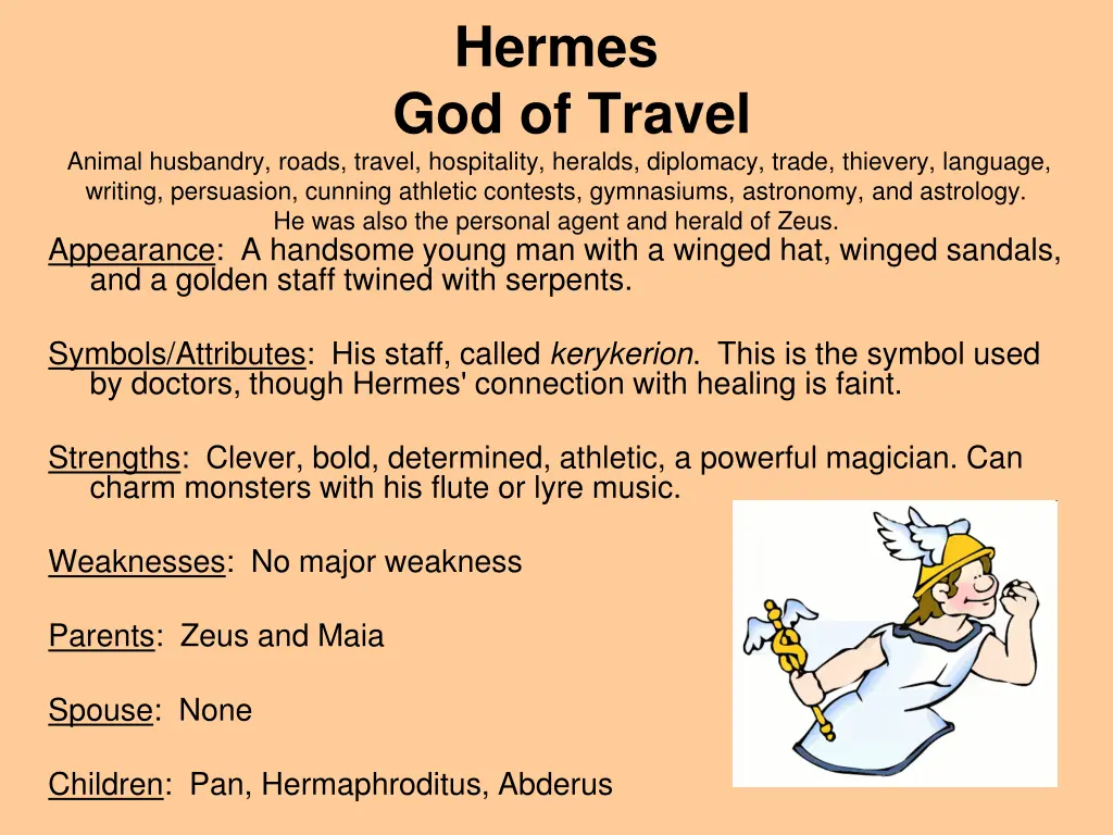 hermes god of travel