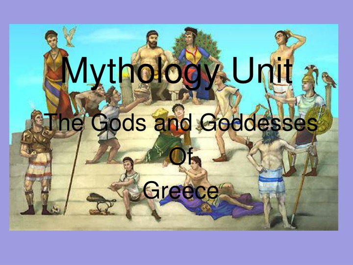 mythology unit