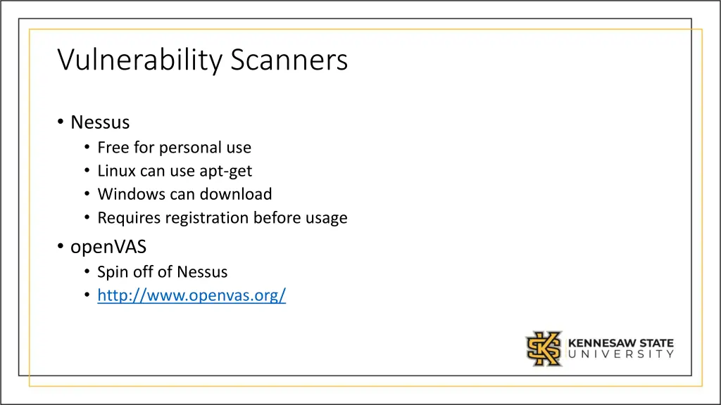 vulnerability scanners