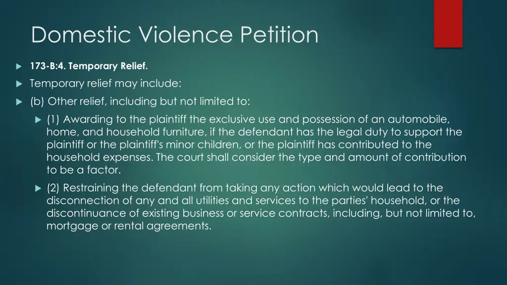 domestic violence petition 2