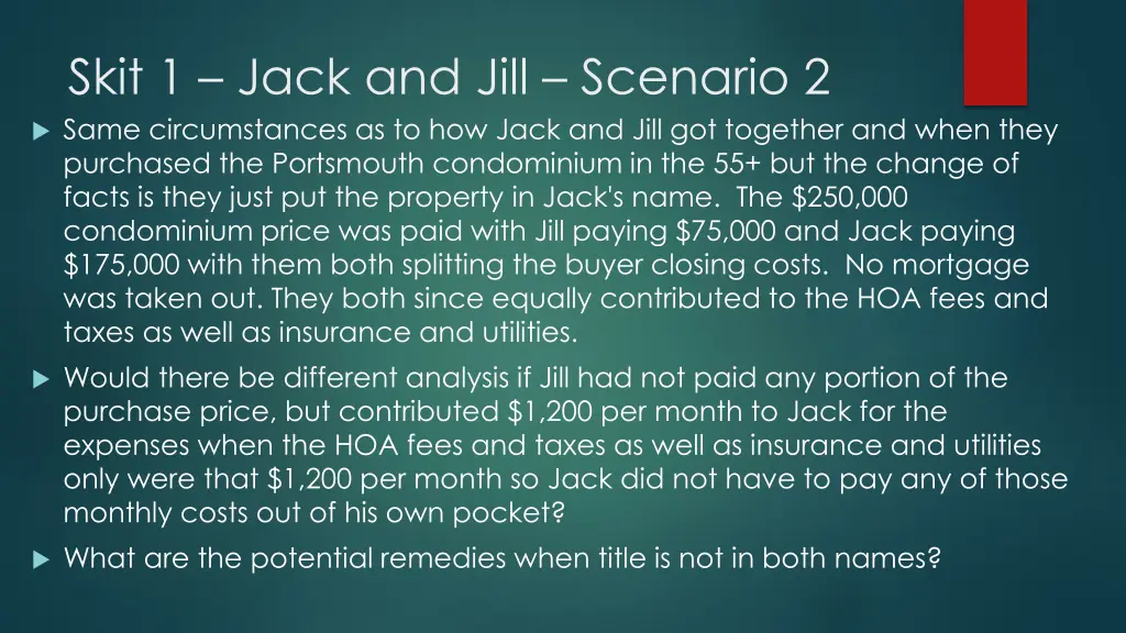 skit 1 jack and jill scenario 2 same