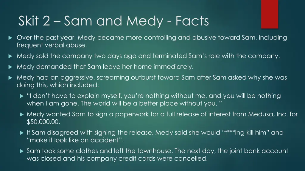 skit 2 sam and medy facts