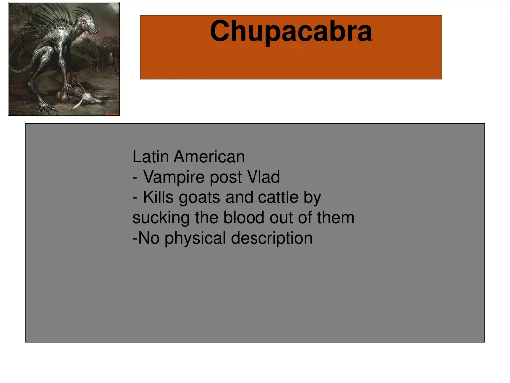 chupacabra