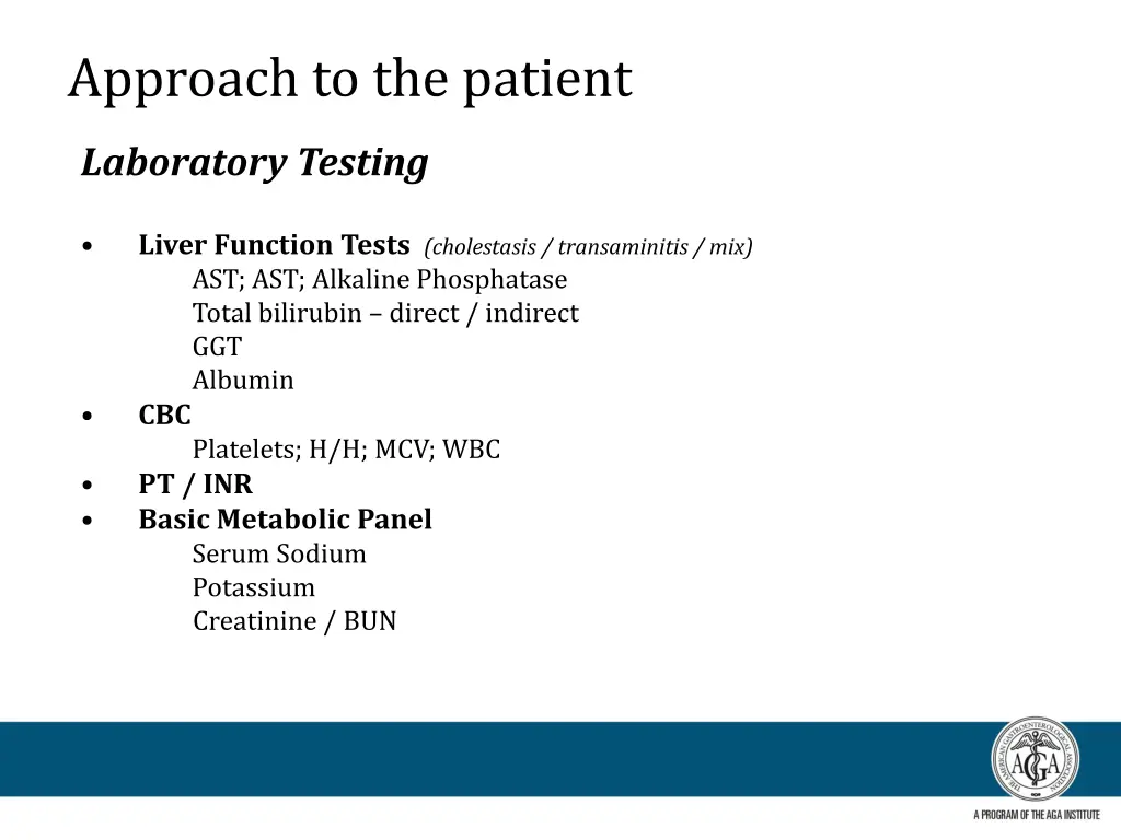 approach to the patient 1