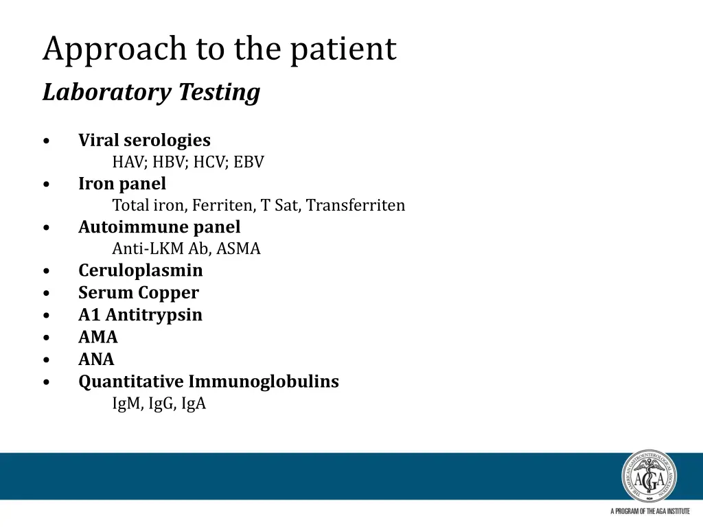 approach to the patient laboratory testing