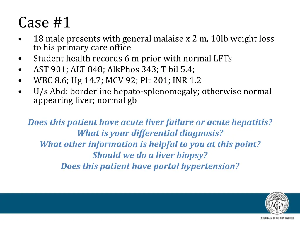 case 1 18 male presents with general malaise