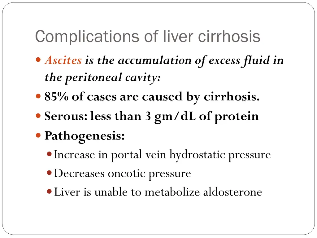 complications of liver cirrhosis 4