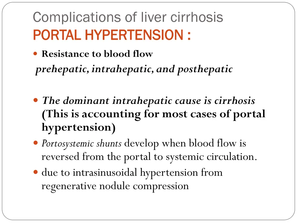 complications of liver cirrhosis portal 1