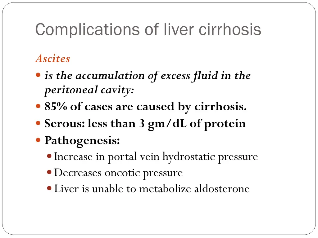 complications of liver cirrhosis 1