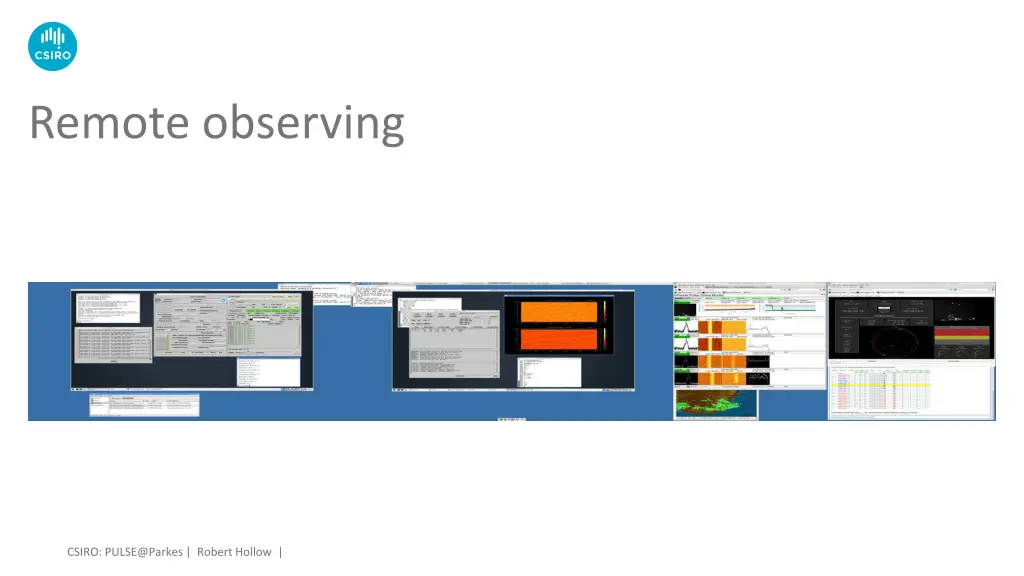 remote observing