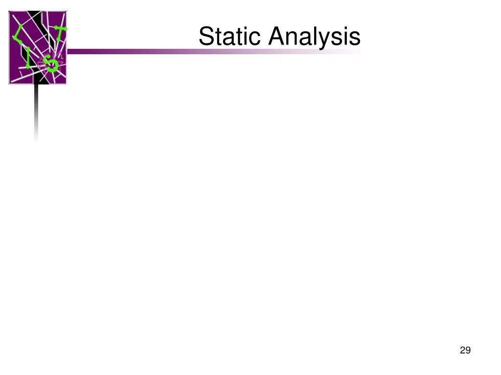 static analysis