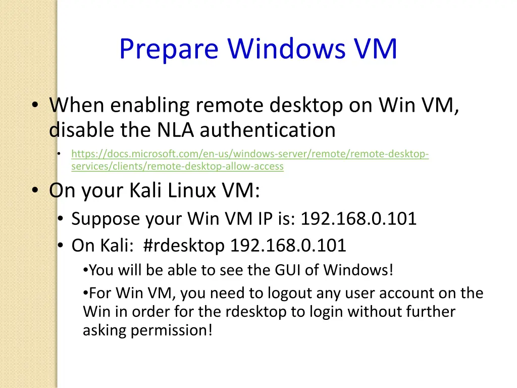 prepare windows vm 3