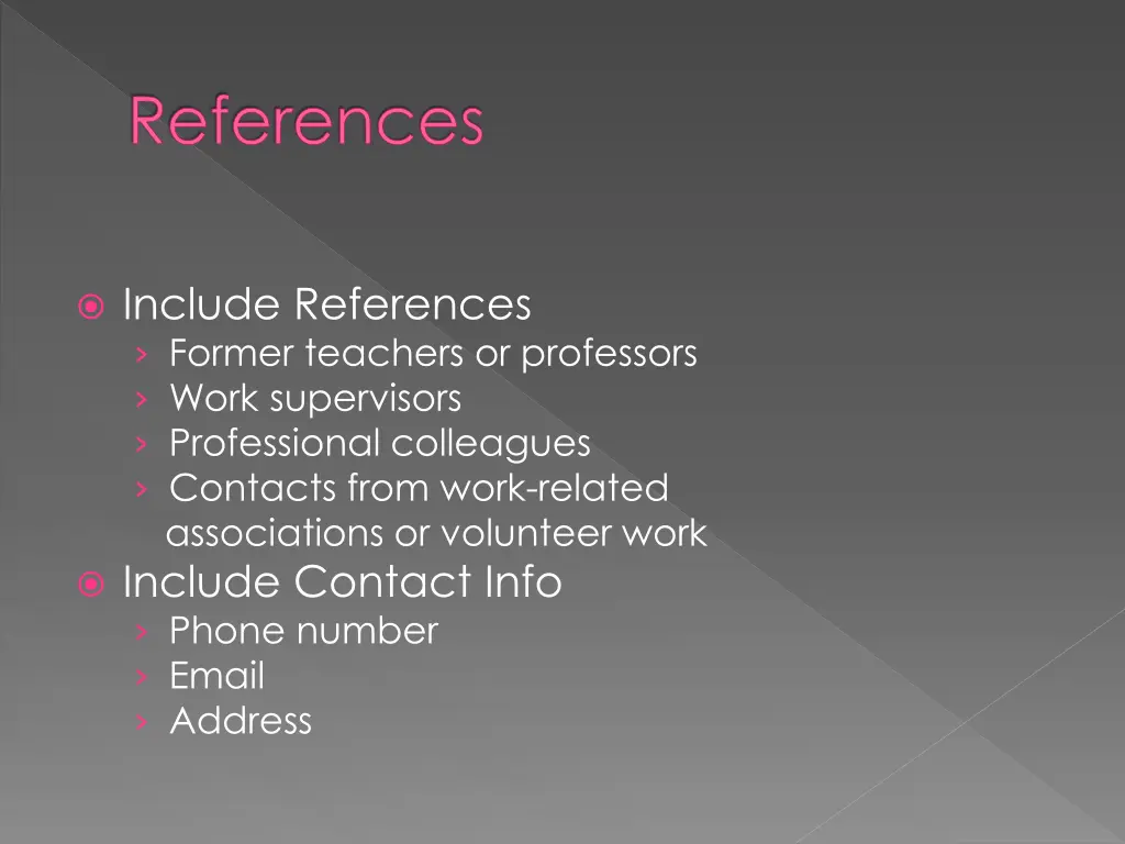 references