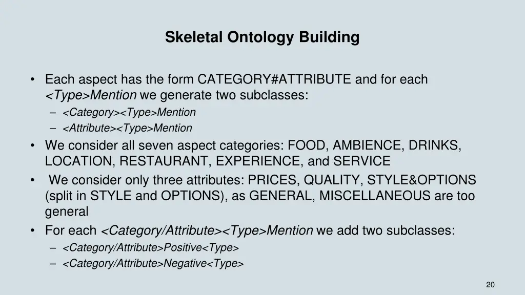 skeletal ontology building 1