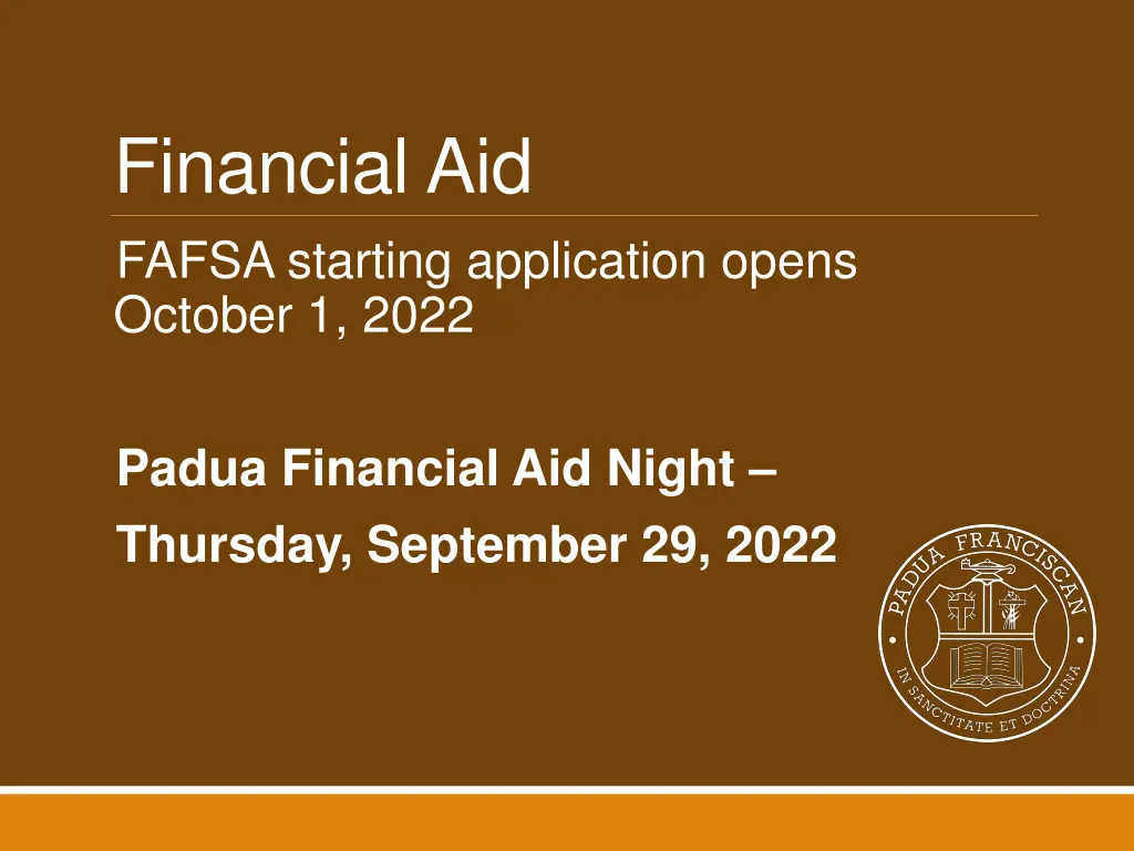 financial aid fafsa starting application opens