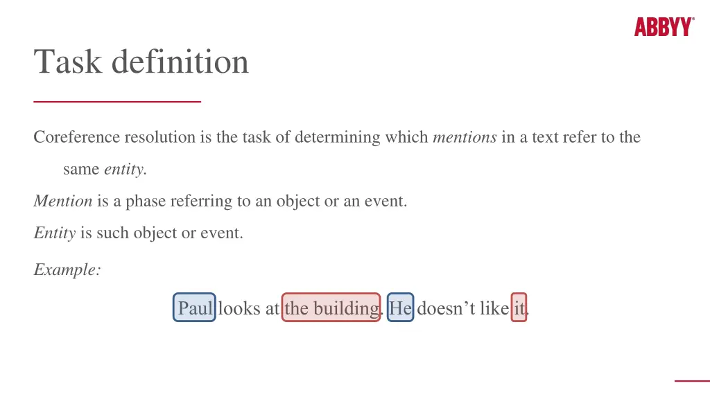 task definition