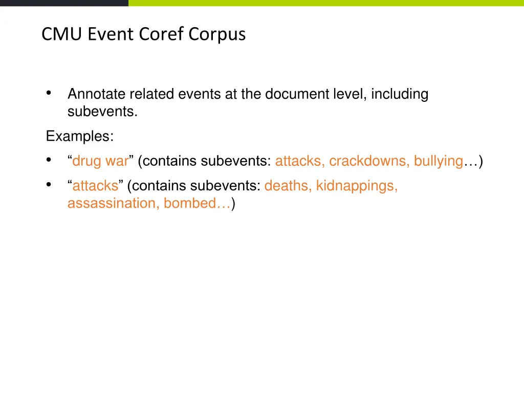 cmu event coref corpus