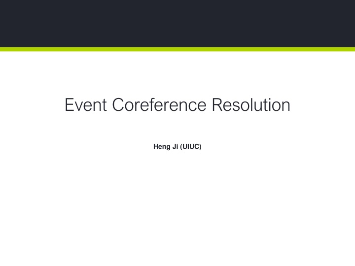 event coreference resolution