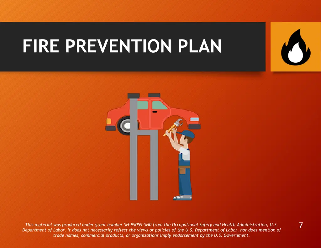 fire prevention plan