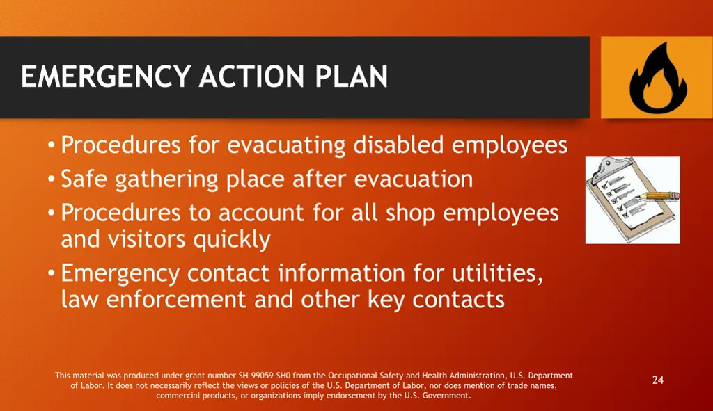 emergency action plan