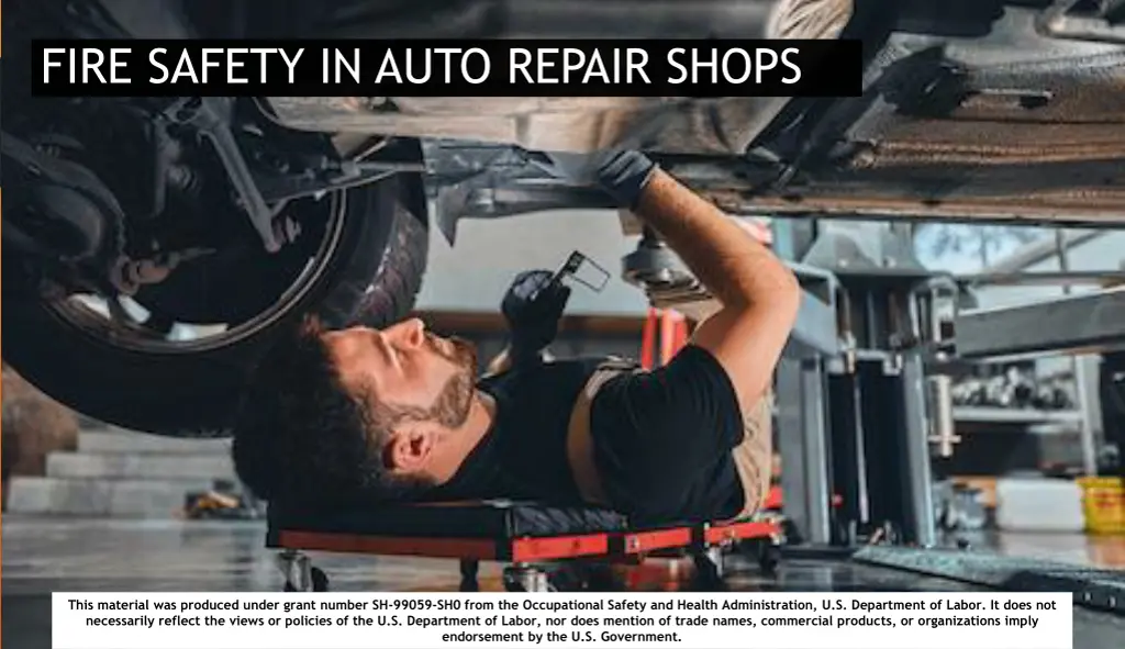 fire safety in auto repair shops