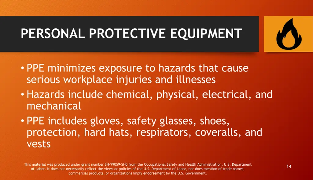 personal protective equipment