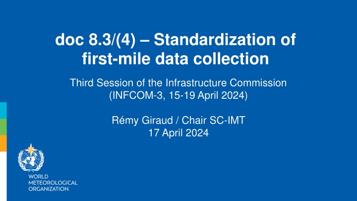 doc 8 3 4 standardization of first mile data