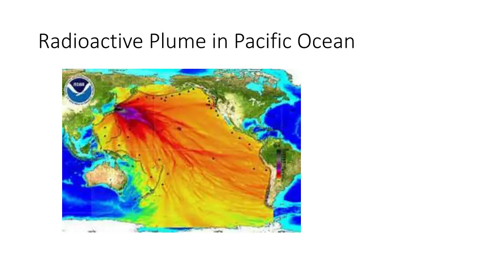 radioactive plume in pacific ocean