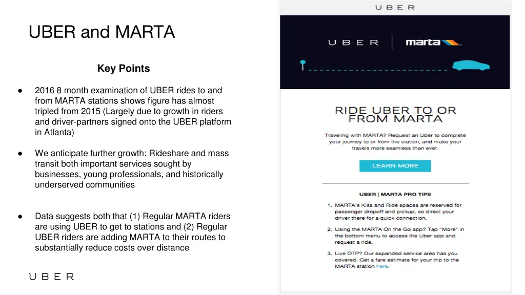 uber and marta