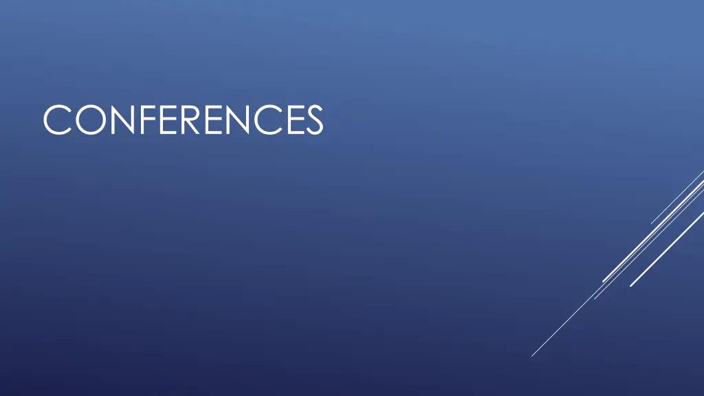 conferences