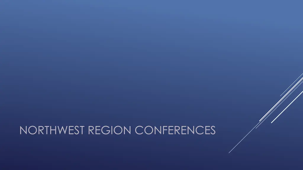 northwest region conferences