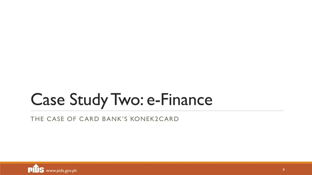 case study two e finance