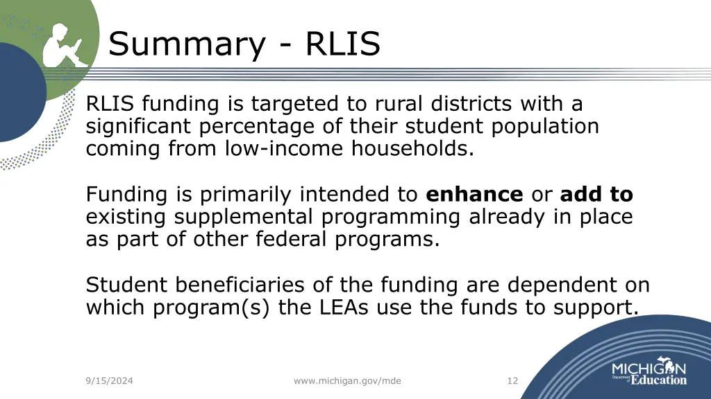 summary rlis