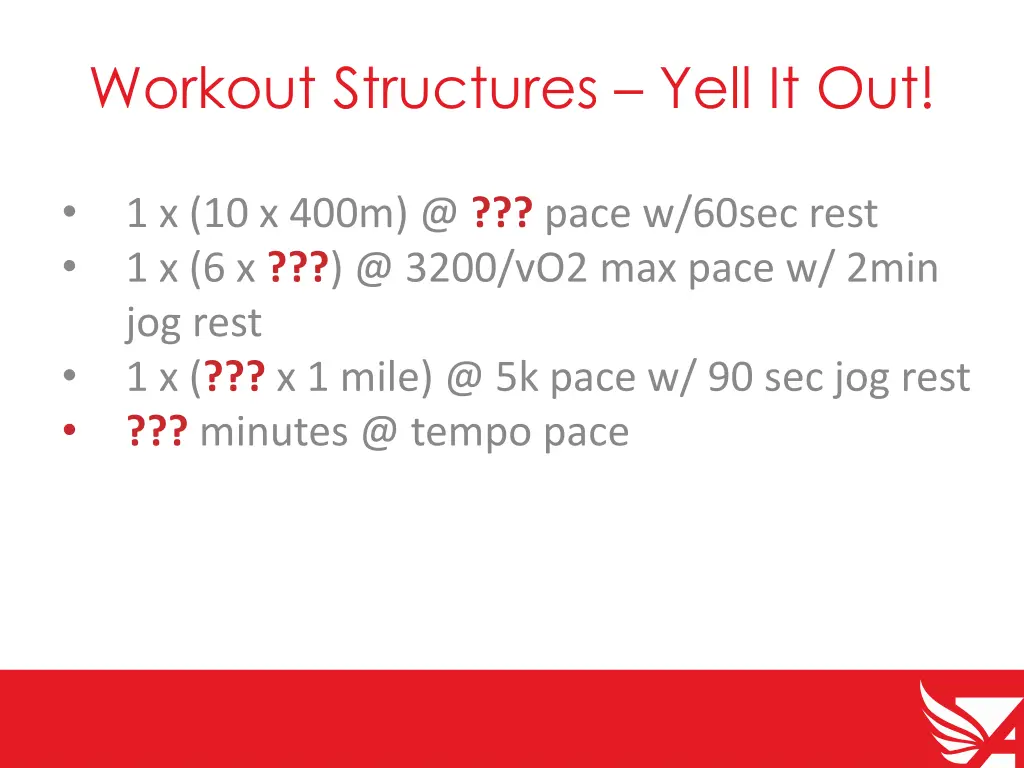 workout structures yell it out