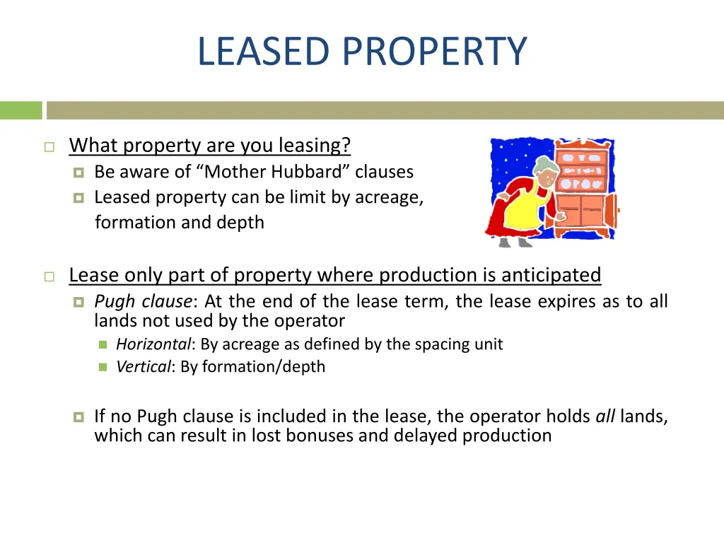 leased property