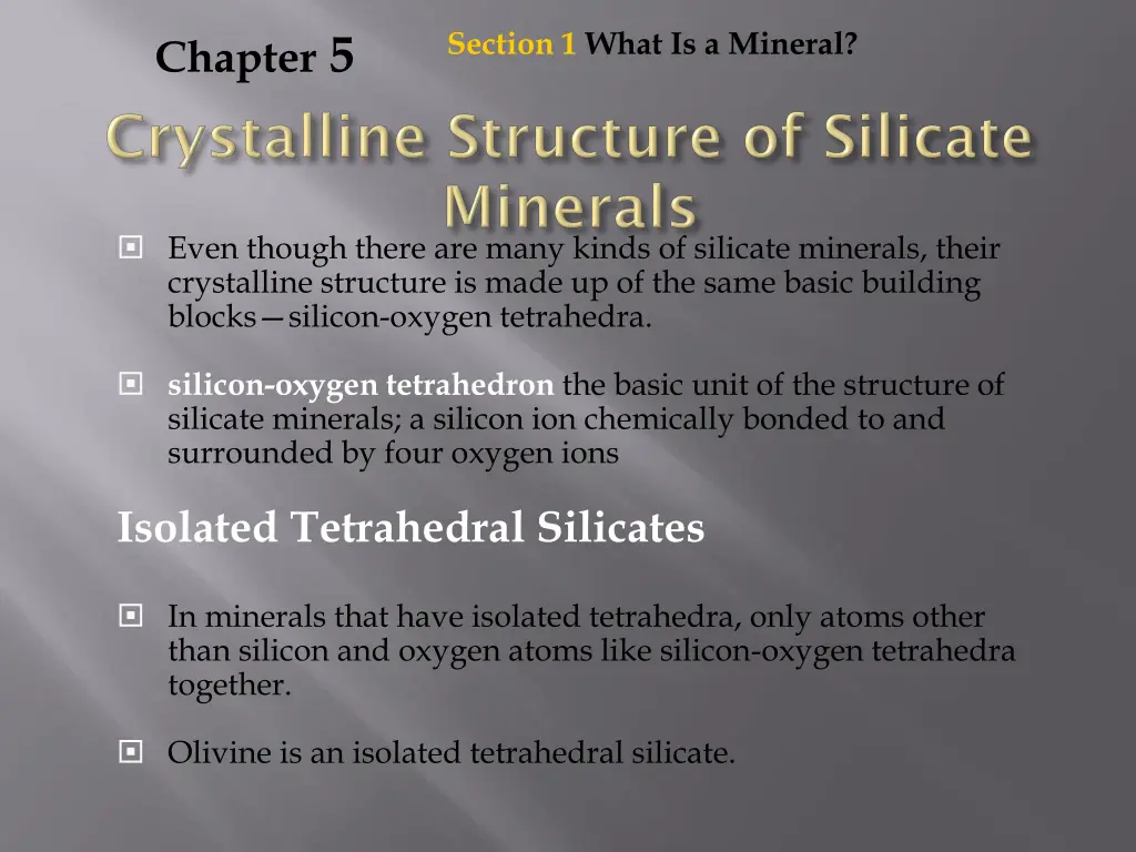 section 1 what is a mineral 3