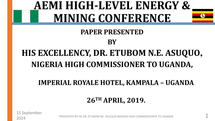 aemi high level energy mining conference paper