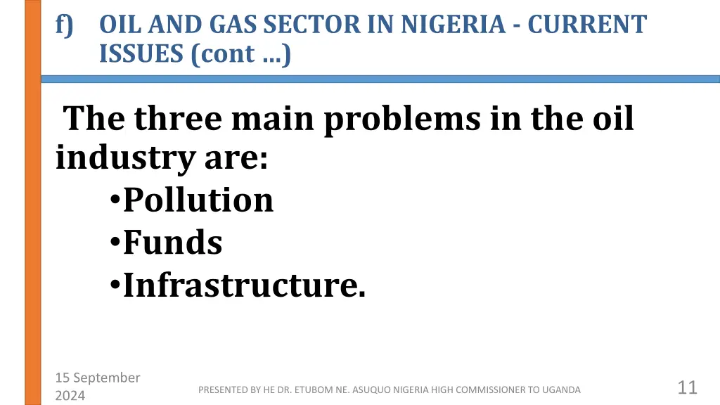 f oil and gas sector in nigeria current issues 1