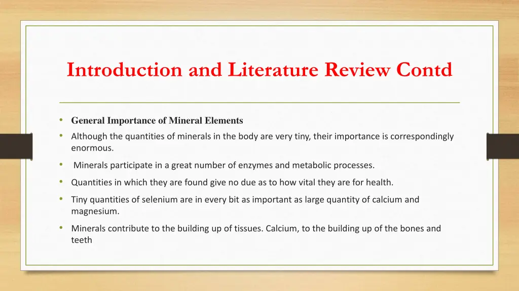 introduction and literature review contd 8