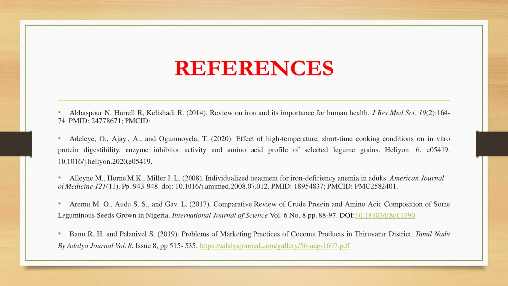 references