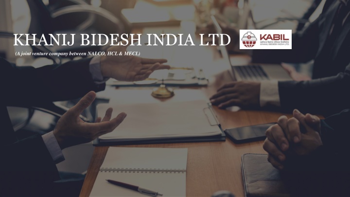 khanij bidesh india ltd a joint venture company