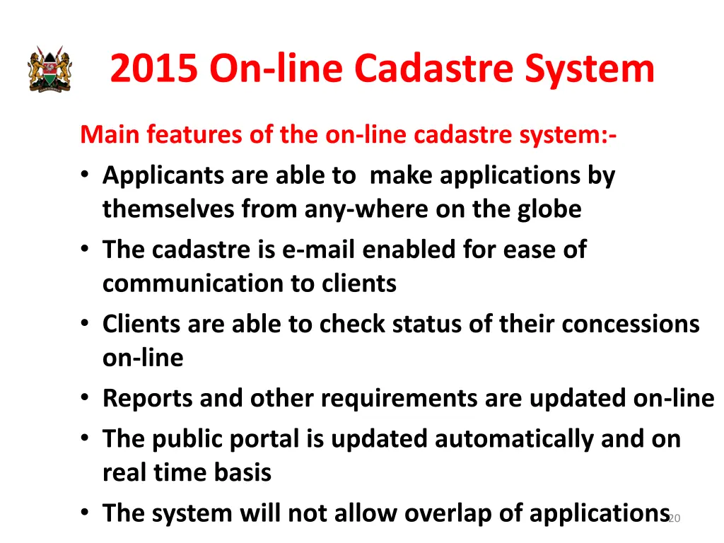 2015 on line cadastre system 1