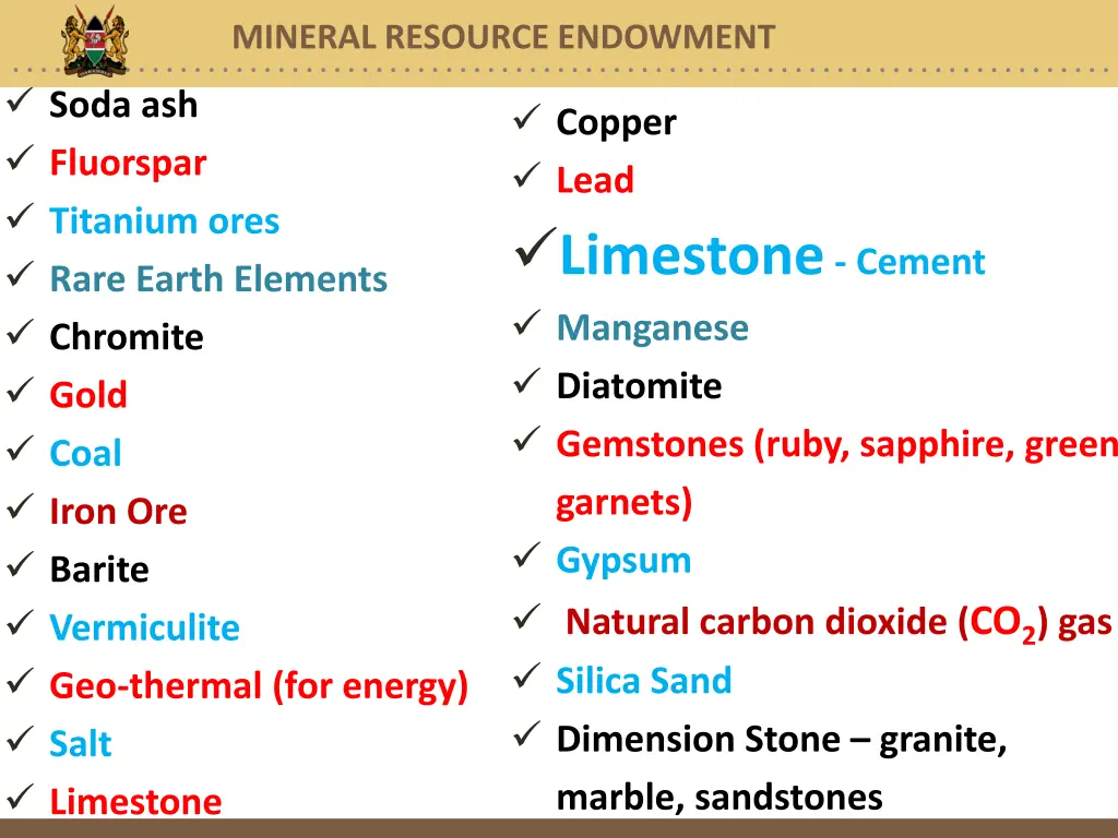 mineral resource endowment