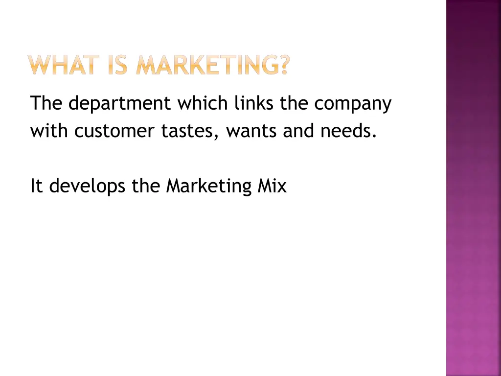 what is marketing