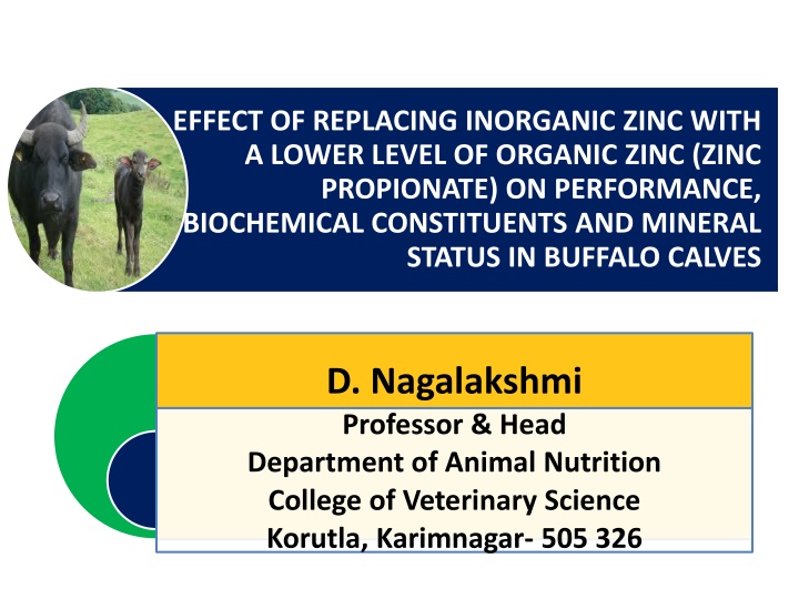 effect of replacing inorganic zinc with a lower